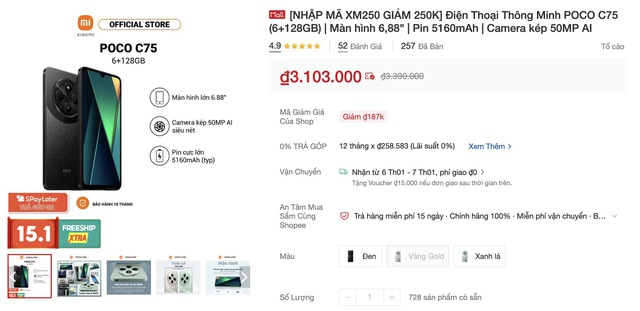 Trên tay điện thoại Xiaomi giá chính hãng chỉ 3 triệu đồng: Thiết kế cao cấp giống OPPO Find X8, camera 50MP, pin 5.160mAh- Ảnh 13.