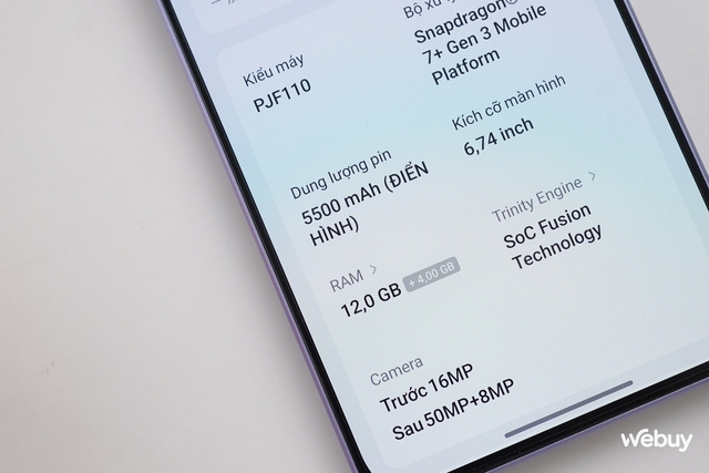 Smartphone này thiết kế cao cấp, chip Snapdragon 7+ Gen 3, camera chụp đẹp, pin 5.500mAh mà giá chỉ hơn 6 triệu đồng, ra Tết "sắm" luôn để trải nghiệm- Ảnh 20.