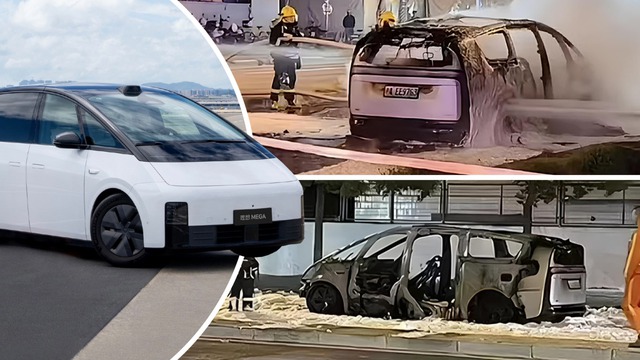 Xe ô tô điện Trung Quốc bất ngờ bốc cháy chỉ còn trơ khung thép khi đang chạy mà không hề có va chạm!- Ảnh 2. Xe ô tô điện Trung Quốc bất ngờ bốc cháy chỉ còn trơ khung thép khi đang chạy mà không hề có va chạm!- Ảnh 2.