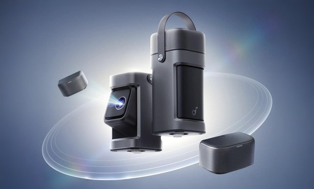 Anker ra mắt máy chiếu đầu tiên có loa Bluetooth tách rời, thiết kế cực đẹp, giá 19 triệu đồng- Ảnh 1.