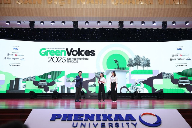 Sinh viên Phenikaa ví xe xăng như "Nokia 1280 thời chưa chịu nâng cấp": Sân chơi Green Voices nóng hơn dự đoán - Ảnh 1.