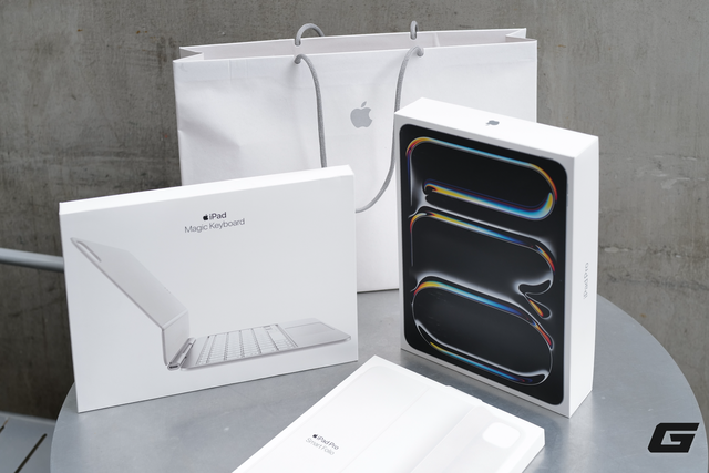 Mở hộp iPad Pro M5 11-inch chính hãng: Sức mạnh của Mac trong thân máy 5.3mm, SSD siêu tốc, tương thích với phụ kiện sẵn có - Ảnh 1.