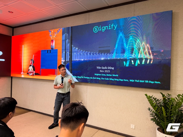 Cận cảnh giải pháp ánh sáng thông minh cho không gian giải trí của Signify - Ảnh 1.