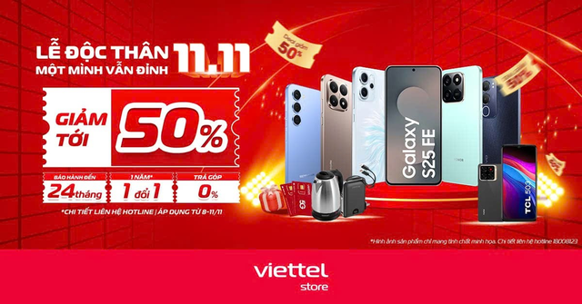 Loạt đồ công nghệ giảm giá sâu dịp 11/11: iPhone 16e, Galaxy S25 FE, tai nghe... món gì cũng có - Ảnh 2.