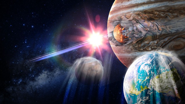 Nếu Sao Mộc nuốt chửng Trái Đất: Hành tinh của chúng ta sẽ biến thành gì bên trong gã khổng lồ khí? - Ảnh 1.