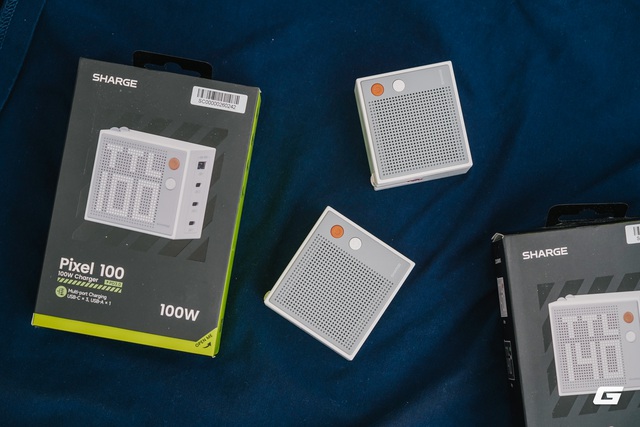 Bộ đôi sạc "biết nói" SHARGE Pixel 100 & Pixel 140: nhỏ gọn, mạnh mẽ và… hiện công suất theo thời gian thực - Ảnh 1.