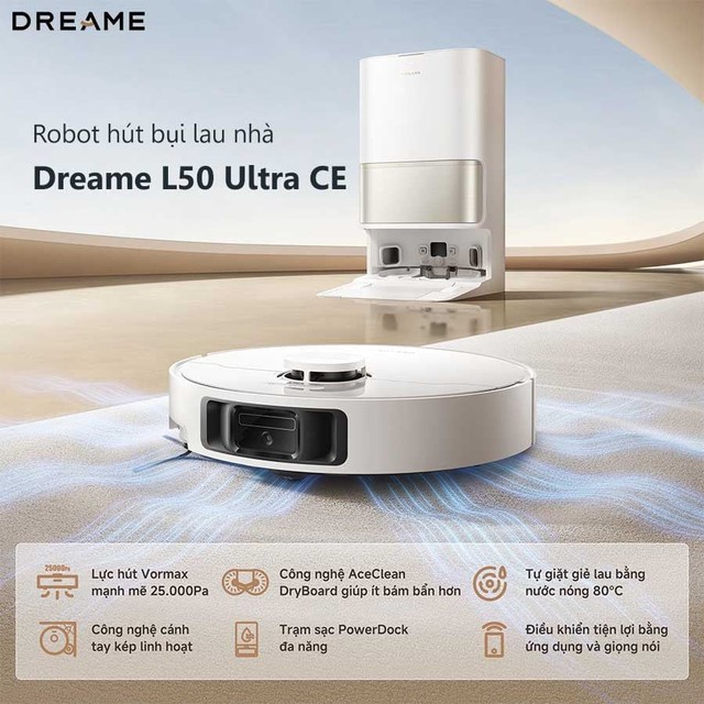 Dreame giới thiệu H15 Pro FoamWash và L50 Ultra CE, bộ đôi thiết bị vệ sinh hướng đến nhu cầu làm sạch sâu và tự động hóa cho gia đình hiện đại - Ảnh 5.
