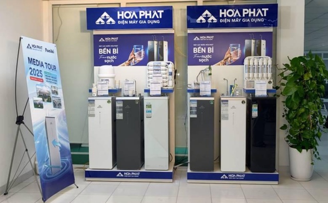 Tham quan nhà máy điện máy gia dụng Hòa Phát ở Ninh Bình, trải nghiệm nhanh mẫu máy lọc nước Hydrogen ion kiềm mới - Ảnh 3.