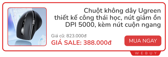 Sale cuối tháng vẫn còn: Chuột trong suốt thương hiệu Việt giảm gần nửa giá, quạt sưởi Xiaomi 310.000đ, TV di động -40%- Ảnh 2.