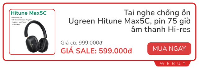 Sale cuối tháng vẫn còn: Chuột trong suốt thương hiệu Việt giảm gần nửa giá, quạt sưởi Xiaomi 310.000đ, TV di động -40%- Ảnh 9.