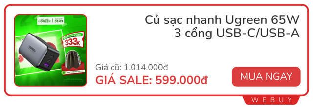 Dư âm sale đôi 3/3 vẫn còn: Mua đồ chơi công nghệ, phụ kiện máy tính đều giảm đến 40%- Ảnh 3.