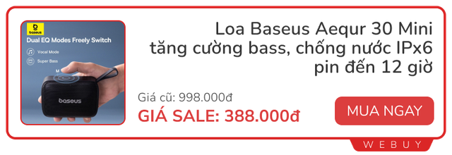 Lễ lớn săn sale lớn: Tai nghe Baseus giảm nửa giá, JBL Go 3 chưa bao giờ rẻ hơn, giày Puma chính hãng từ 700.000đ- Ảnh 3.