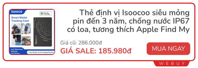 Sale 4/4 còn nhiều: Thẻ định vị Apple Find My từ 186.000đ, đệm ngồi công thái học 140.000đ, đèn chống cận giảm gần nửa giá- Ảnh 1.