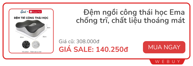 Sale 4/4 còn nhiều: Thẻ định vị Apple Find My từ 186.000đ, đệm ngồi công thái học 140.000đ, đèn chống cận giảm gần nửa giá- Ảnh 8.