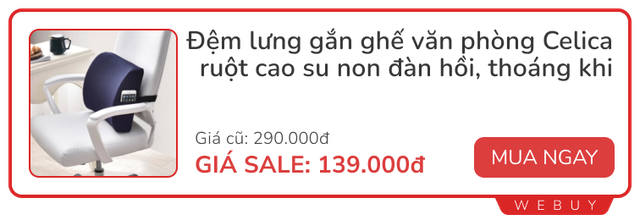 Sale 4/4 còn nhiều: Thẻ định vị Apple Find My từ 186.000đ, đệm ngồi công thái học 140.000đ, đèn chống cận giảm gần nửa giá- Ảnh 7.