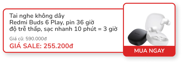 Deal giữa tháng: S24 Ultra 18.95 triệu, bể cá thông minh Xiaomi 1.35 triệu, tai nghe Redmi chỉ 255.000đ...- Ảnh 8.