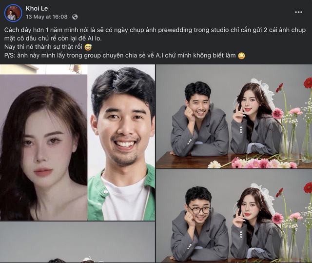 AI “chụp” ảnh cưới tuyệt đẹp trong nháy mắt: Nhiếp ảnh gia Việt nói “Trải nghiệm thật không đến từ những dòng prompt”- Ảnh 6.