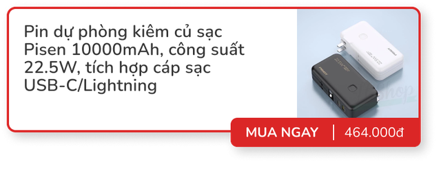 Top pin dự phòng kiêm củ sạc dùng tiện nghi: Nhiều mẫu từ Anker, Baseus, Remax... giảm đến vài chục %- Ảnh 7.