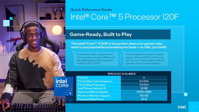 Đây là Intel Core 5 120F: Phiên bản thay thế của Core i5-12400F "quốc dân", chỉ toàn P-core mà không có E-core- Ảnh 2. Đây là Intel Core 5 120F: Phiên bản thay thế của Core i5-12400F "quốc dân", chỉ toàn P-core mà không có E-core- Ảnh 2.