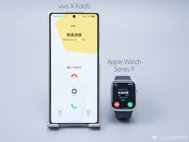 vivo X Fold5 ra mắt: smartphone gập nhẹ nhất, pin 6.000mAh, "chơi thân" với... Apple- Ảnh 2. vivo X Fold5 ra mắt: smartphone gập nhẹ nhất, pin 6.000mAh, "chơi thân" với... Apple- Ảnh 2.