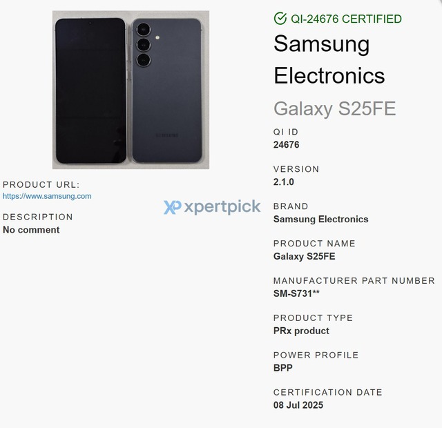 Samsung Galaxy S25 FE lộ diện: Màn hình OLED, chip Exynos mạnh mẽ và thiết kế mỏng đến khó tin!- Ảnh 1. Samsung Galaxy S25 FE lộ diện: Màn hình OLED, chip Exynos mạnh mẽ và thiết kế mỏng đến khó tin!- Ảnh 1.