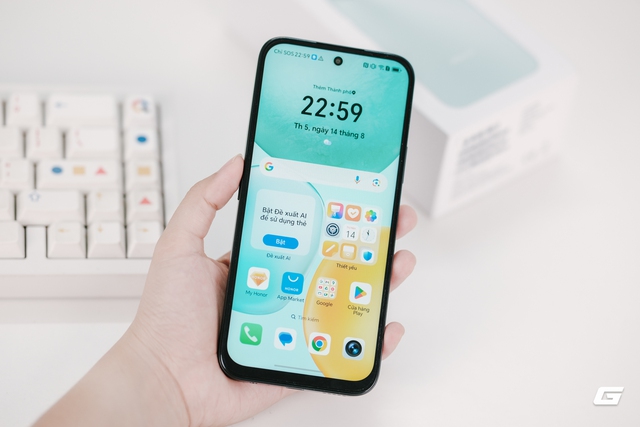 Trên tay điện thoại đối thủ của Xiaomi: Giá chỉ hơn 3 triệu nhưng có thiết kế đẹp, nút AI riêng, camera 50MP- Ảnh 4.