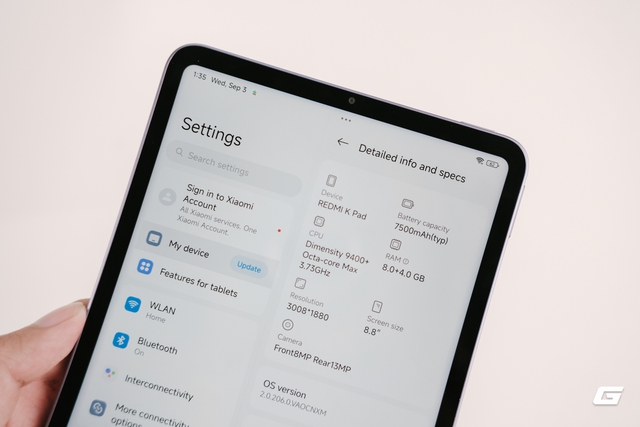 Trên tay "iPad mini" của Xiaomi: Nhỏ gọn, hiệu năng cực mạnh, có màn hình 165Hz siêu mượt, giá chỉ 10 triệu đồng nhưng trải nghiệm vẫn không bằng "Táo"- Ảnh 15.