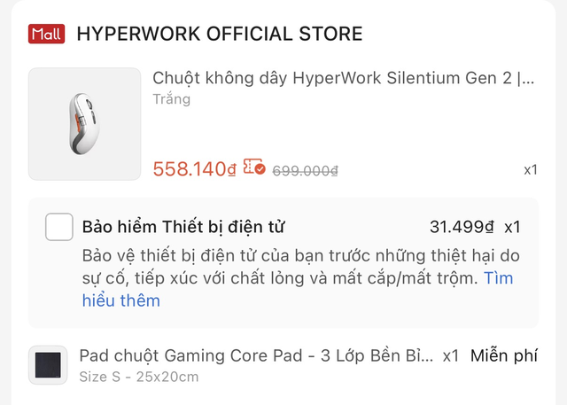 Chuột kh&ocirc;ng d&acirc;y mới "ngon - bổ - rẻ" đ&aacute;ng mua: Thiết kế đẹp, cực nhiều t&iacute;nh năng trong tầm gi&aacute; 500.000 đồng, tặng k&egrave;m cả pad chuột - Ảnh 1.