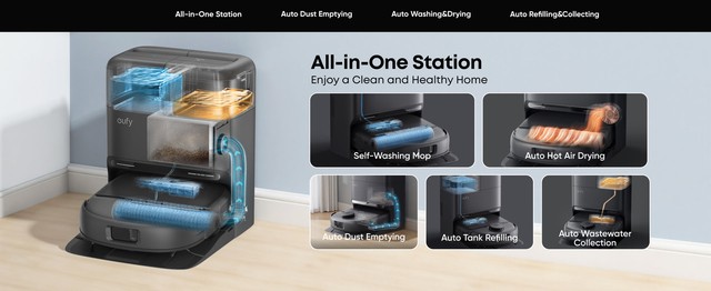 Lại thêm 1 robot hút bụi mới được mở bán tại Việt Nam, lực hút 15.000Pa, trạm làm sạch "tất cả trong một", giá gần 14 triệu đồng sau ưu đãi - Ảnh 3.