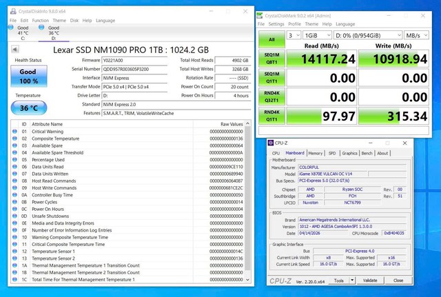 Colorful X870E Vulcan OC V14 bản trắng: Bo mạch chủ ép xung dành cho CPU X3D - Ảnh 19.