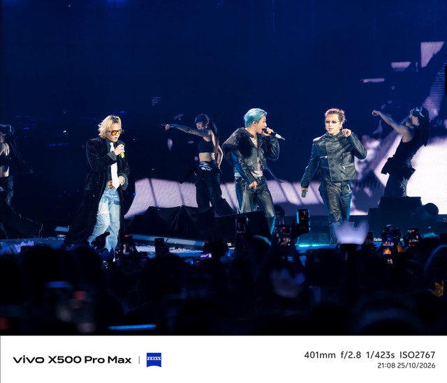 Cầm vivo X500 Pro Max kèm lens 400mm đi concert Bigbang rồi mới hiểu sao đây được mệnh danh là "ông vua làng fancam" - Ảnh 11.
