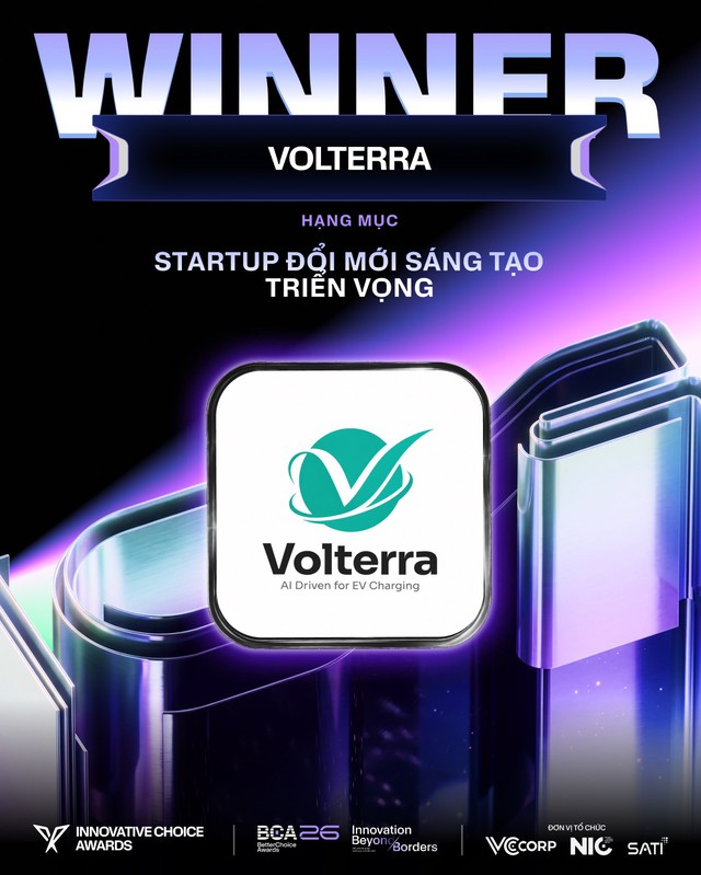 Volterra giành giải Startup đổi mới sáng tạo triển vọng: Từ phòng thí nghiệm VinUni đến lời giải cho bài toán trạm sạc xe điện - Ảnh 1.
