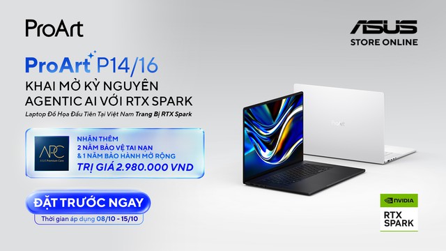 ASUS mở đặt trước ProArt P16 RTX Spark tại Việt Nam, giá 194,99 triệu đồng cho bản 128GB - Ảnh 3.