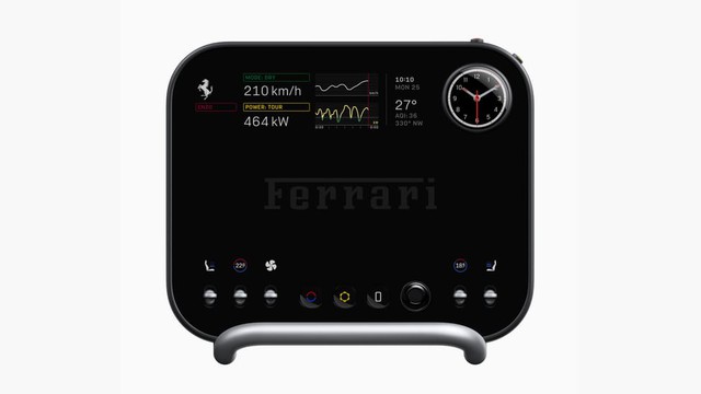 C&uacute; bắt tay lịch sử: "Ph&ugrave; thủy thiết kế của Apple" Jony Ive ch&iacute;nh thức thổi hồn v&agrave;o nội thất si&ecirc;u xe điện Ferrari Luce - Ảnh 4.