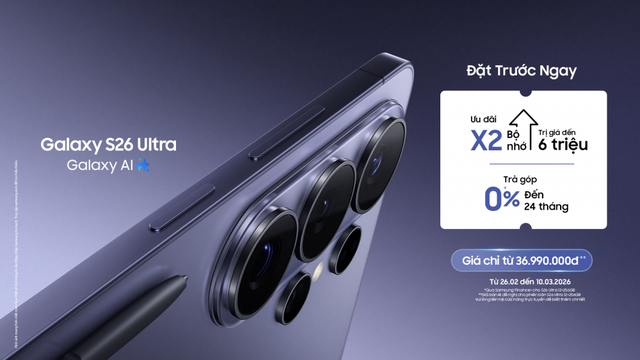 Gi&aacute; b&aacute;n chi tiết Galaxy S26 series: Từ 25,99 triệu đồng, đắt hơn năm ngo&aacute;i 3 triệu - Ảnh 1.