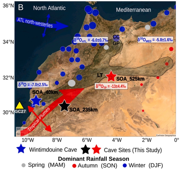 Bí ẩn Sahara xanh tươi 8.000 năm trước được hé lộ khi thạch nhũ Morocco ghi lại lịch sử mưa cổ đại - Ảnh 3.