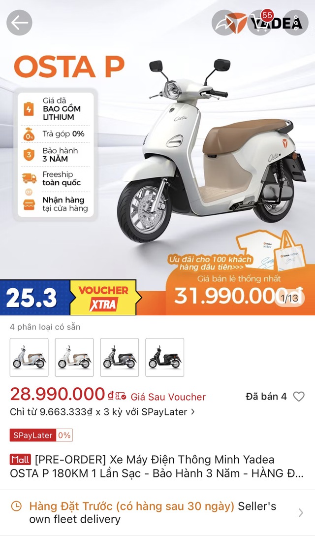 Trải nghiệm Yadea Osta H+: Xe 50cc nhưng nhiều công nghệ xịn, có màn hình chỉ đường, mở khóa từ xa, giá sale dưới 25 triệu - Ảnh 17.