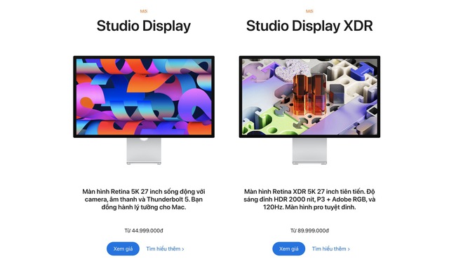 Apple ra mắt Studio Display mới v&agrave; Studio Display XDR: 5K 27 inch 120Hz, HDR 2.000 nit, gi&aacute; từ 44,99 triệu đồng - Ảnh 1.