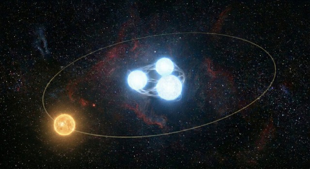 Phát hiện hệ bốn sao TIC 120362137: Vũ điệu chật chội phá vỡ các giới hạn vật lý thiên văn - Ảnh 1.