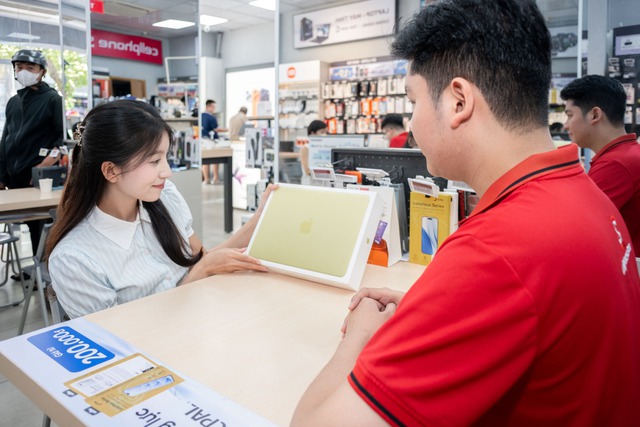 MacBook "rẻ nhất lịch sử" chính thức lên kệ tại Việt Nam, giá sinh viên chỉ từ 13,99 triệu đồng - Ảnh 2.