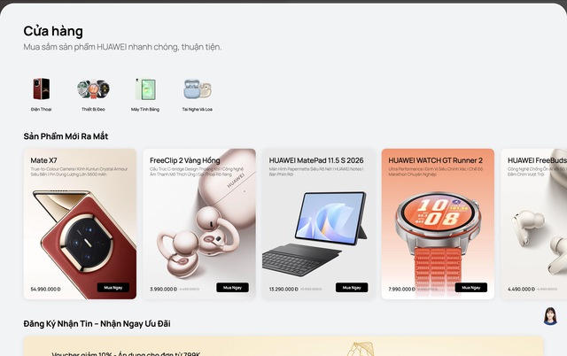Huawei chính thức mở "mặt tiền" online tại Việt Nam - Ảnh 2.