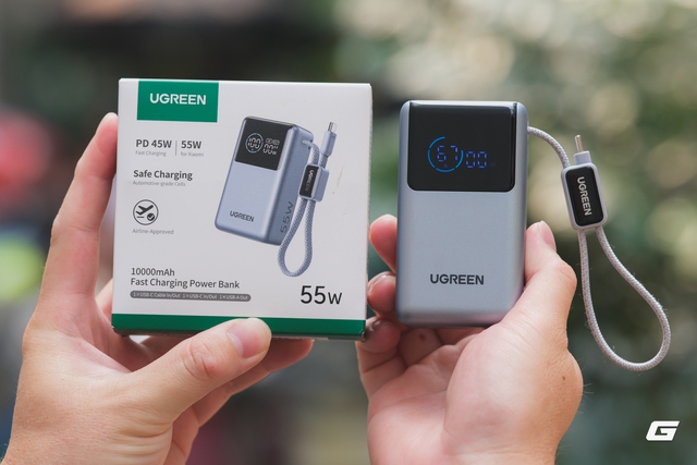 Pin dự ph&ograve;ng nhỏ gọn, t&iacute;ch hợp d&acirc;y USB-C, c&ocirc;ng suất cao sạc được cả MacBook m&agrave; ai cũng n&ecirc;n sắm một chiếc! - Ảnh 1.