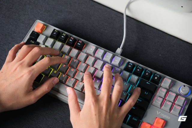 B&agrave;n ph&iacute;m cơ gi&aacute; 590.000 đồng c&oacute; knob xoay v&agrave; LED RGB - Ảnh 7.