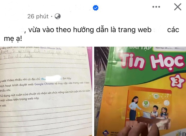 Sự cố đường link độc hại trong Vở bài tập Tin học lớp 3 và góc khuất của việc quản lý tên miền - Ảnh 1.