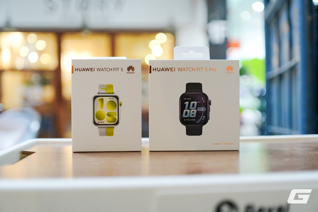 Trên tay Huawei WATCH FIT 5 và 5 Pro: Màn hình sáng tới 3.000 nit, bản Pro có ECG, đánh giá nguy cơ tiểu đường - Ảnh 1.