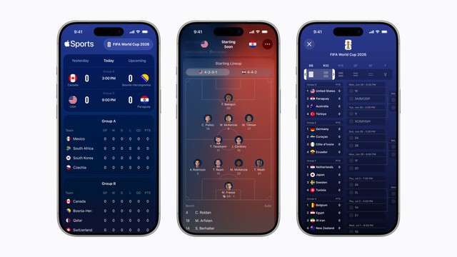 Apple Sports mở rộng ra hơn 170 quốc gia, kịp thời điểm World Cup 2026 khởi tranh - Ảnh 1.