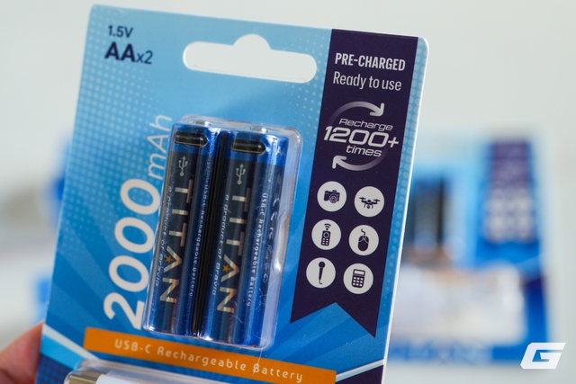 Dùng thử pin tiểu sạc lại qua USB-C: Hợp với các thiết bị “ngốn pin”, khỏi lo dòng yếu làm tụt hiệu năng, chảy nước - Ảnh 5.