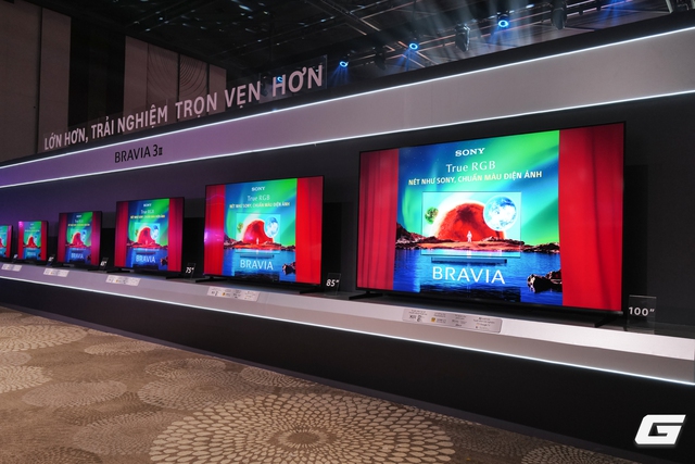 Sony Việt Nam ra mắt loạt TV Bravia mới m&ugrave;a World Cup, k&iacute;ch thước "khủng" đến 100 inch - Ảnh 1.