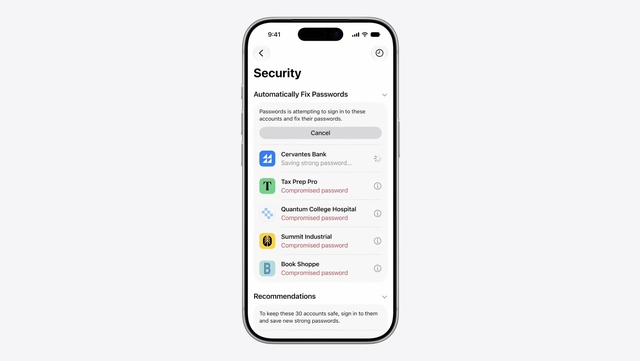 iOS 27 tự đổi mật khẩu yếu hộ bạn luôn - Ảnh 2.