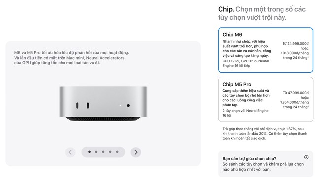 Không cần chờ tới Halloween, Apple đánh úp người dùng với chip M6 tiến trình 2nm trên Mac mini, giá từ 24,9 triệu đồng - Ảnh 5.
